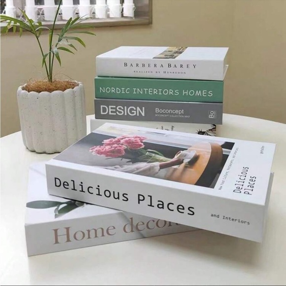 Designer Inspired Coffee Table Faux Luxe Book - Picture 4 of 5